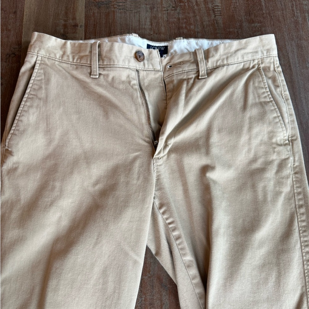 JCrew Factory straight flex khakis 30x30